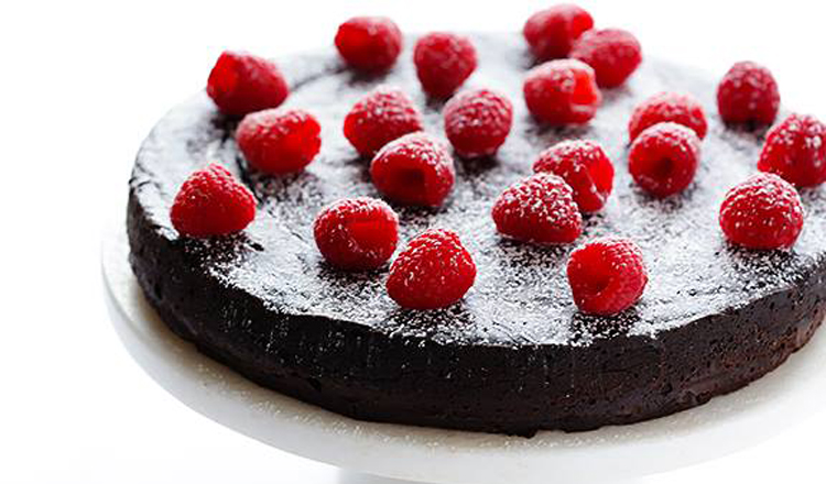 3-Ingredient Flourless Chocolate Cake