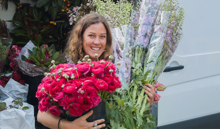 Day In The Life Of The Florist For Sydney's Popular Boat House Cafes