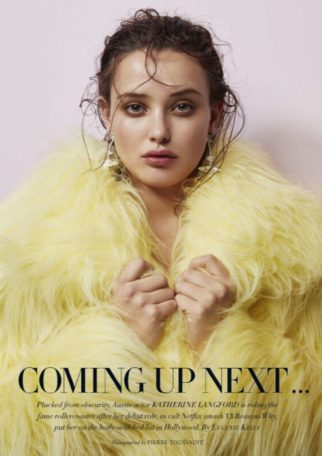 Katherine Langford in Harper's BAZAAR