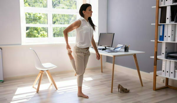 yoga at your desk