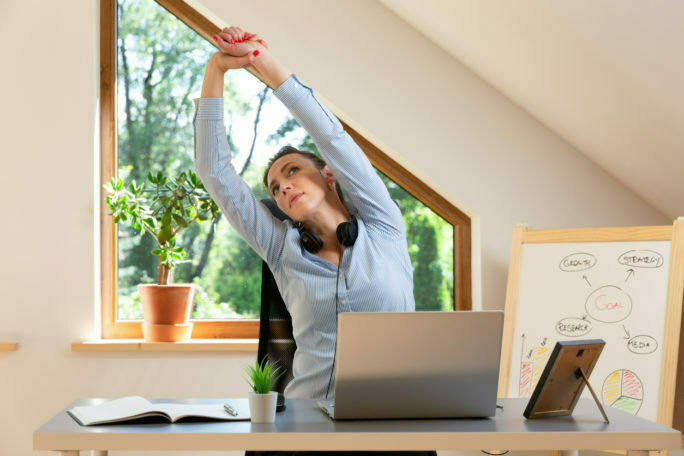 yoga at your desk