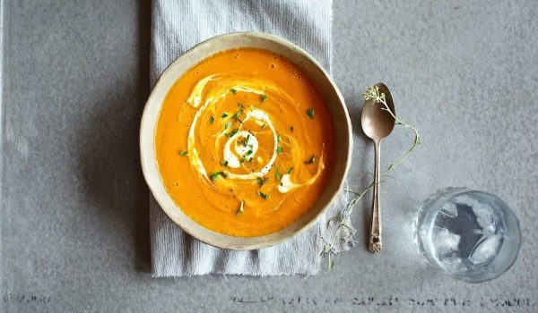 Curried carrot soup