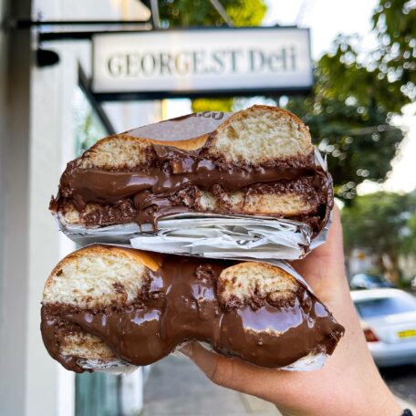 Interesting bagel fillings  Nutella
